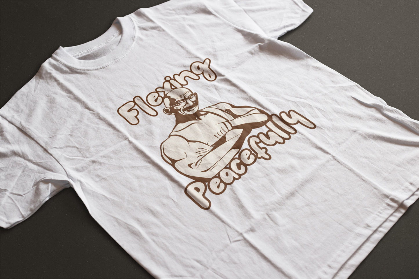 Flexing Peacefully Oversized T-Shirt