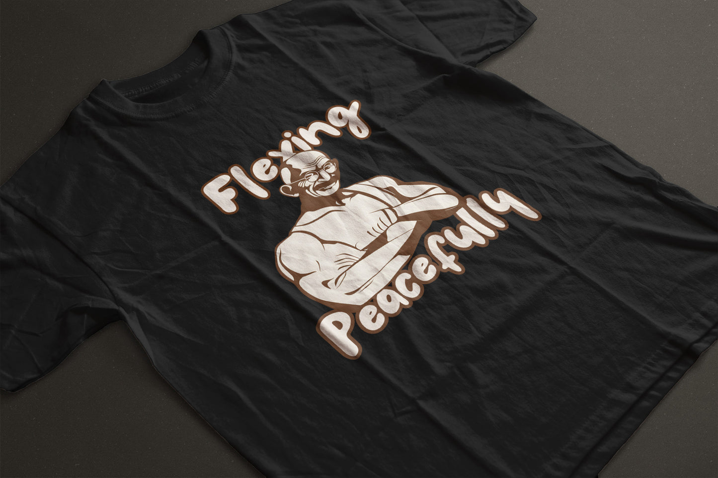 Flexing Peacefully Oversized T-Shirt